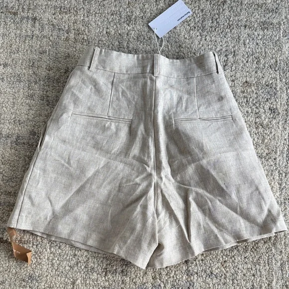 NWT Reformation Mason Linen Shorts - Picture 5 of 7